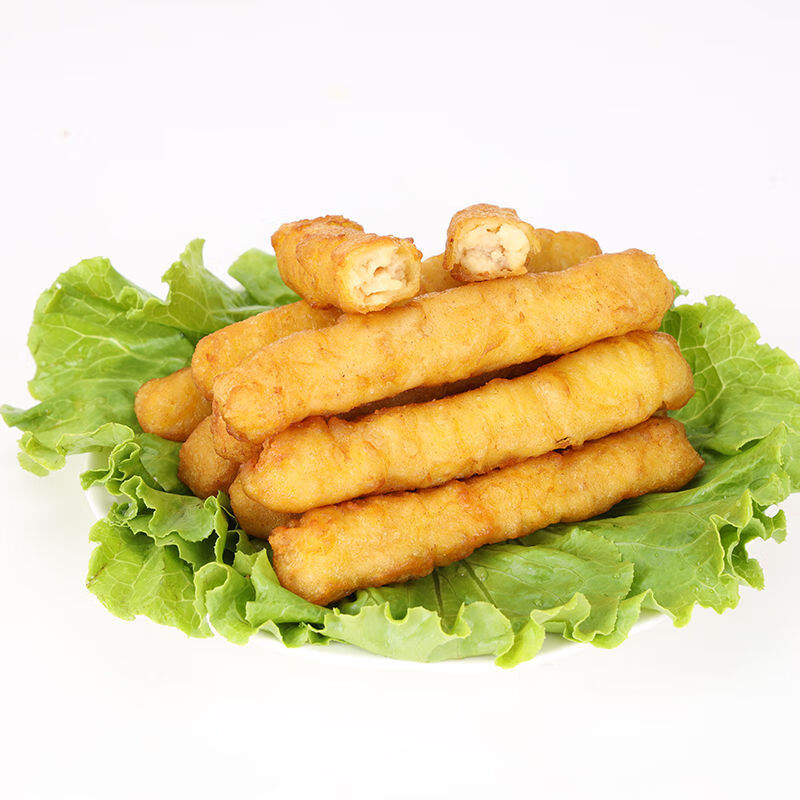 茗仟鸡肉油条速冻鸡肉棒1kg博远油炸小吃冷冻半成品火锅麻辣烫食材