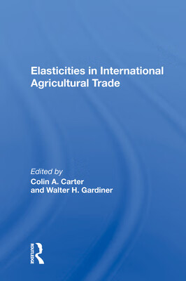 预订 Elasticities in International Agricultural Trade