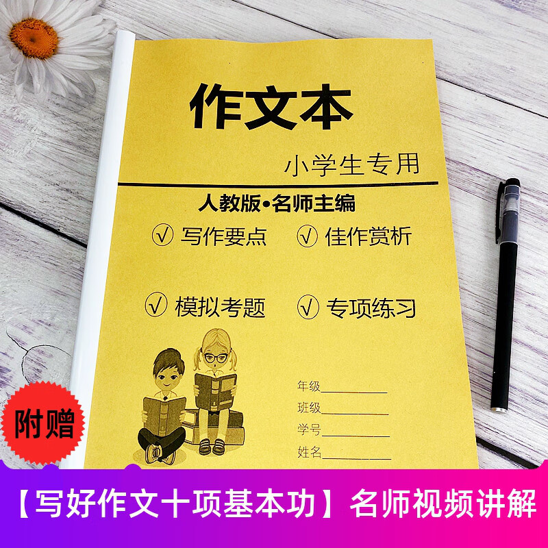 作文本小学语文天天小练笔视频课仿写书素材大全一二三四五六年级 含