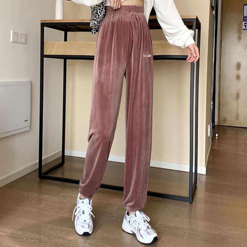 虎迹2025年《杭州直播款》猞猁绒暖暖裤2.0家-居-裤男女情侣 初恋色 加大加长（建议130到200斤左右）