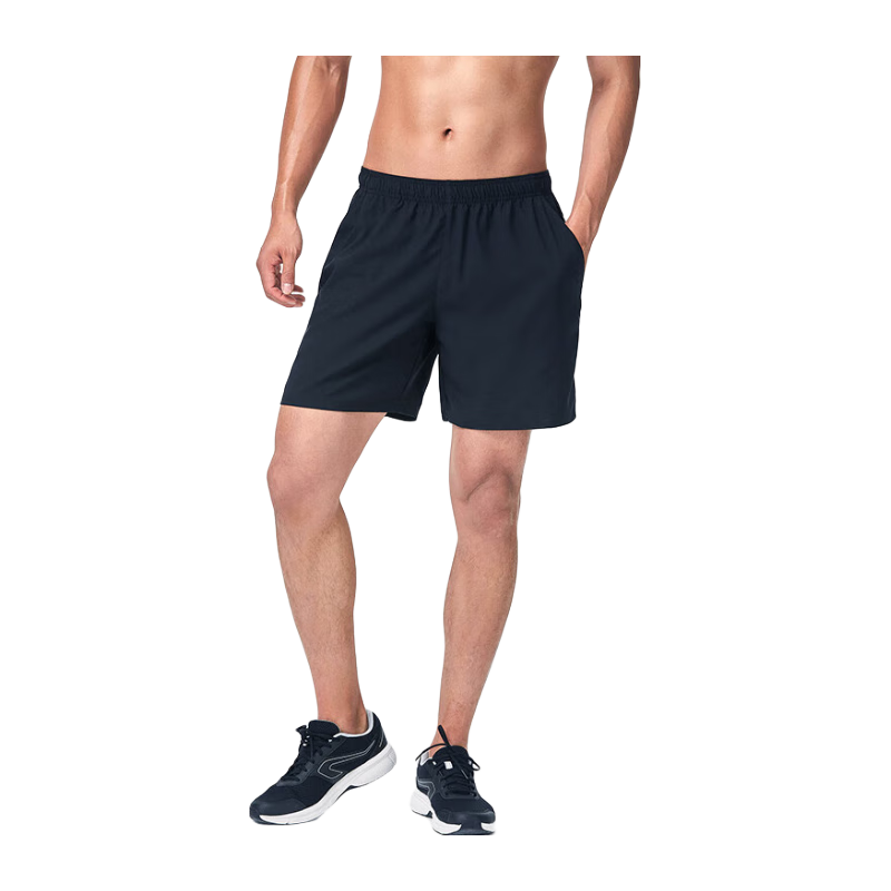 迪卡侬短裤男运动速干裤有氧宽松训练健身跑步四季可穿2432297经典黑-L