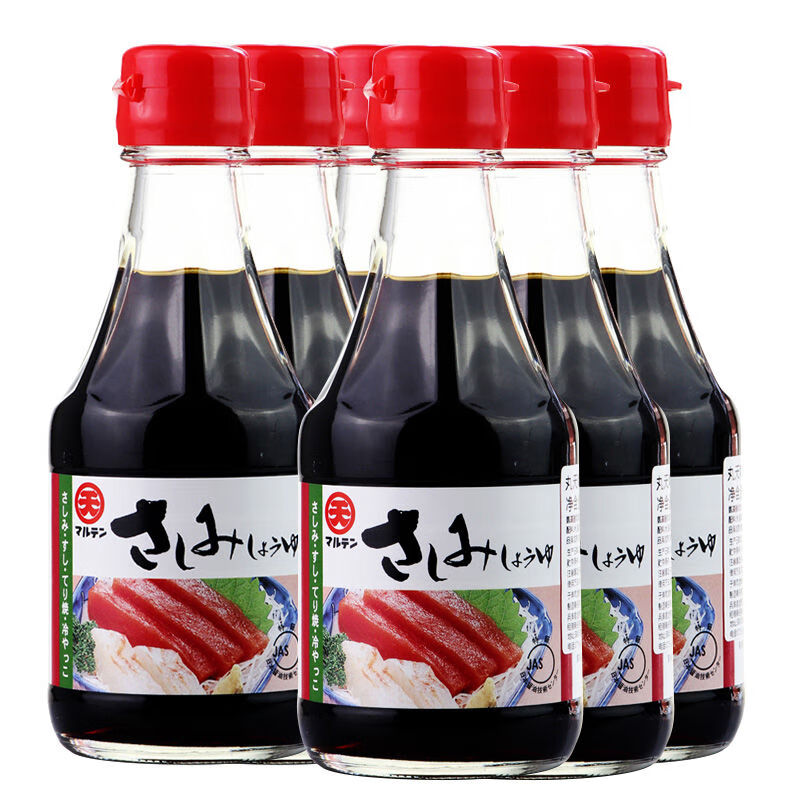 丸天酱油日本丸天刺身酱油原装酿造酱油200*6瓶鱼生寿司 款式