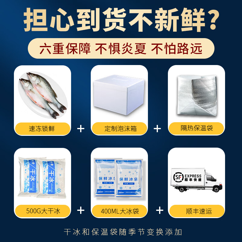 简鲜三去白蕉海鲈鱼冷冻鱼类海鲜去鳃去鳞去内脏 净重200g*6条