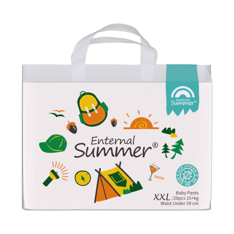 盛夏光年 Summer  夏日么么茶系列拉拉裤XXL码28片（+15KG）厂家直送怎么样,好用不?