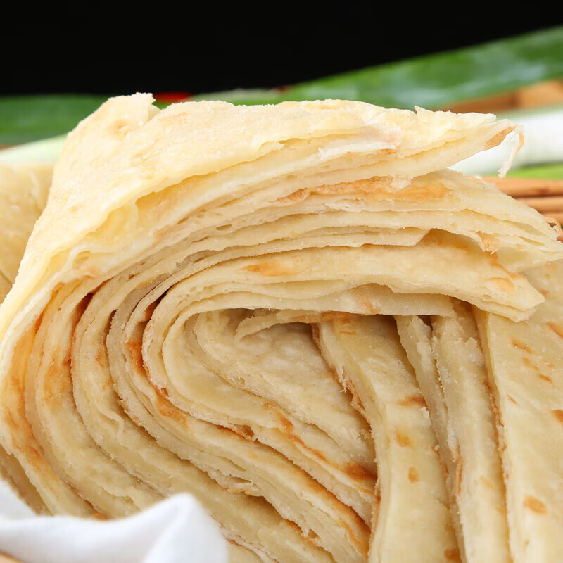 哺食旺甲岗面食山东无棣特产手工死面大饼家常烙油饼饭店早餐非单饼是