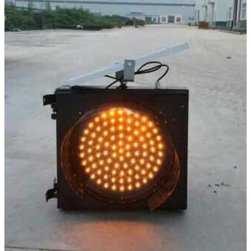 太阳能两面黄闪灯双面黄闪灯黄闪红慢灯(可以定做四面黄闪灯) 太阳能