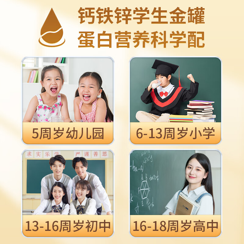 敬修堂 蛋白粉 钙铁锌蛋白质粉 成长营养免疫力乳清混合蛋白送礼健康补品 1000g*1罐