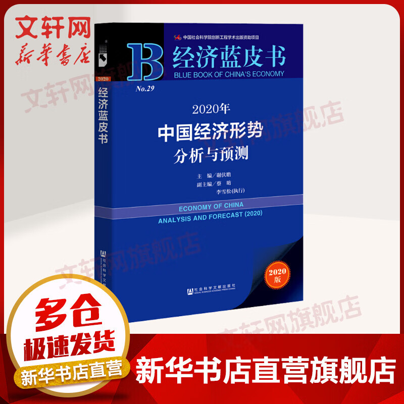 2020年中国经济形势分析与预测 2020版