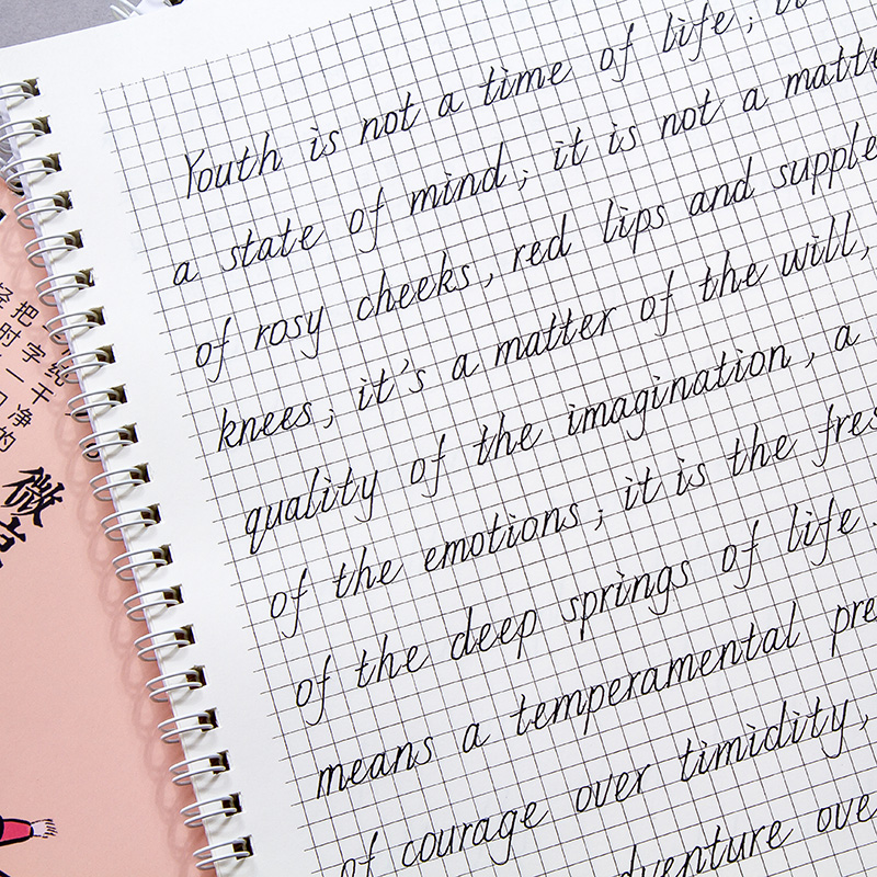 手写意大利斜体英文字帖初中生高中生大学生考研英语练字字帖小学生一