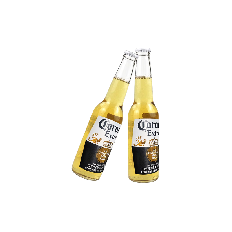 科罗娜（CORONA）啤酒整箱 墨西哥风味黄啤酒原装进口  科罗纳小麦啤酒 355mL 24瓶 整箱装 【原箱】