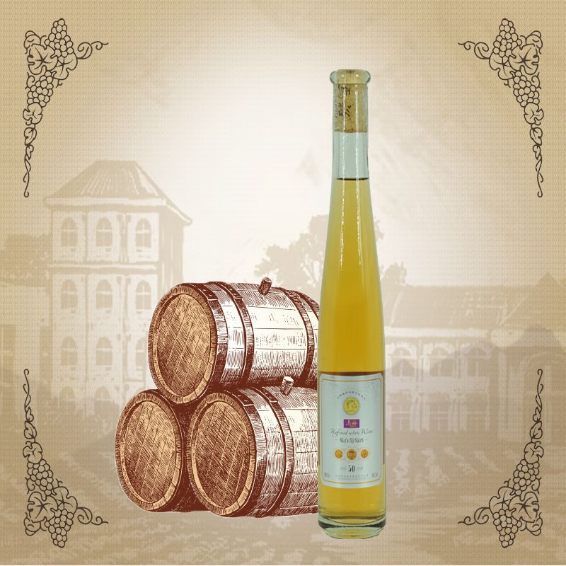马裕省级非遗炼白葡萄酒375ml/瓶*1瓶装呈金黄色清徐龙眼酿制