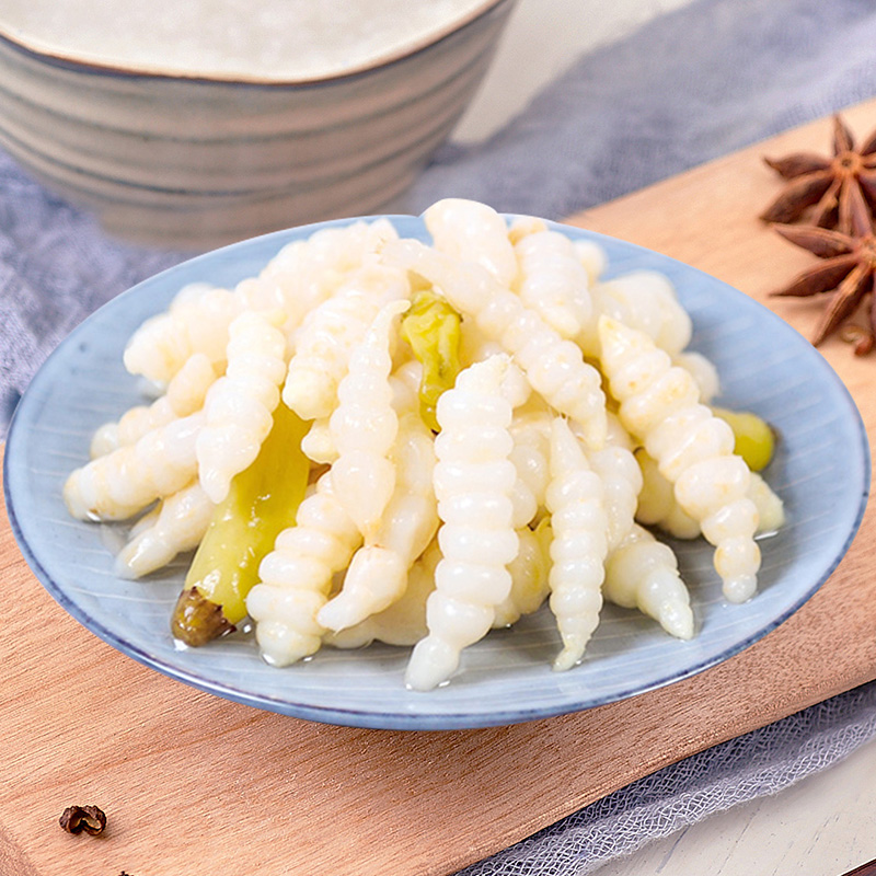 重庆黔江特产蓬江地牯牛200g*5袋 地环儿山椒味下饭泡菜螺丝菜 地牯牛