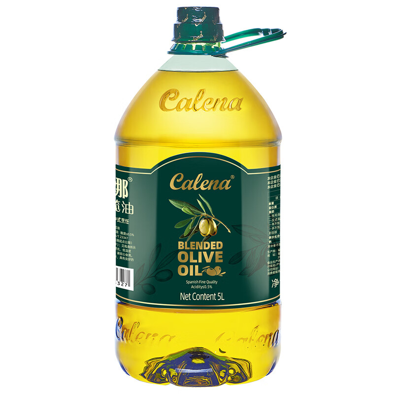 克莉娜 calena 食用油 压榨纯正橄榄油 5L