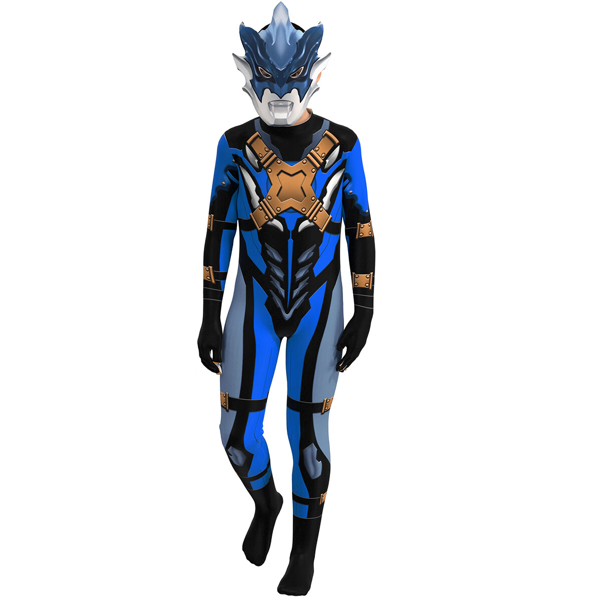 绿野客奥特曼衣服男童cosplay小孩人托雷基亚连体紧身衣 托雷基亚单