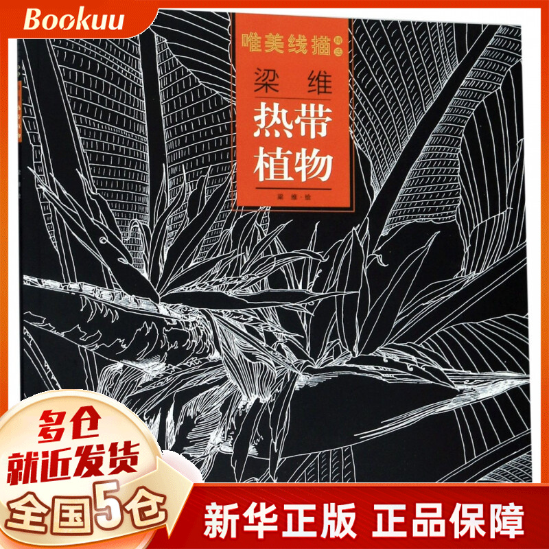 梁维热带植物/唯美线描精选