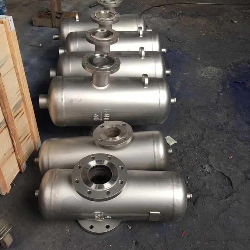 仁聚益汽水分离器挡板式旋风式冷凝水高温锅炉蒸汽管道气液分离器