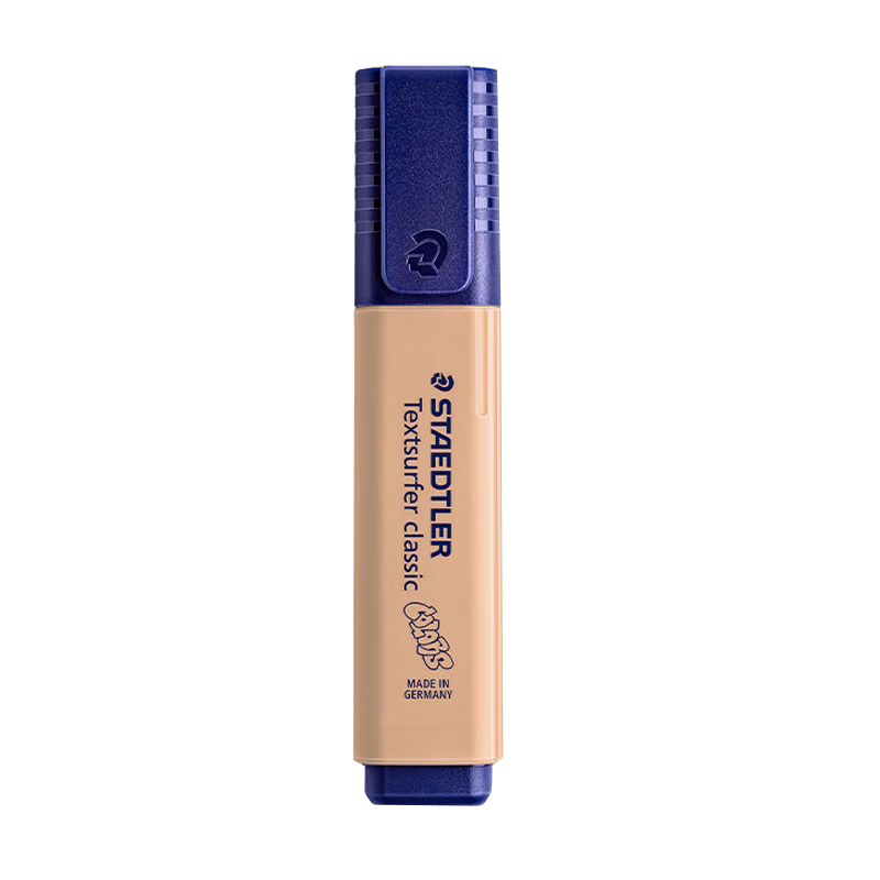 施德樓（STAEDTLER）熒光筆 1+5mm學(xué)生考試劃重點(diǎn)辦公標記號筆 兒童手抄報專(zhuān)用輪廓繪畫(huà)手賬彩筆 珊瑚橘364 C-450