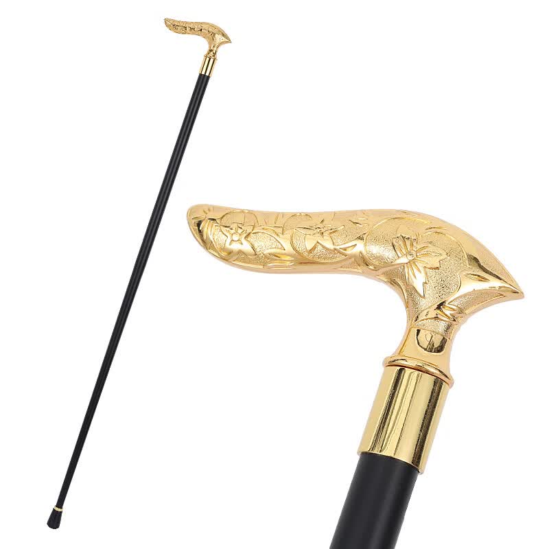 金属金色七型印花权杖手杖文明棍拐杖霸气英伦手柄权杖创意文明杖 4-8