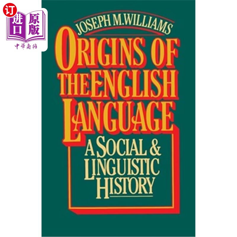 海外直订origins of the english language 英语的起源