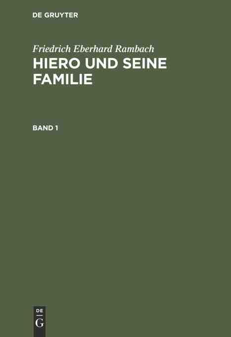预售 按需印刷 hiero und seine familie. band 1