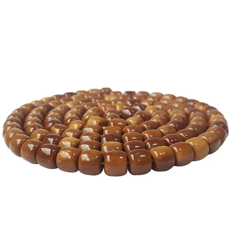 库克手串老型桶珠108颗佛珠菩提子手串 文玩项链流行饰品 7x6mm库克直