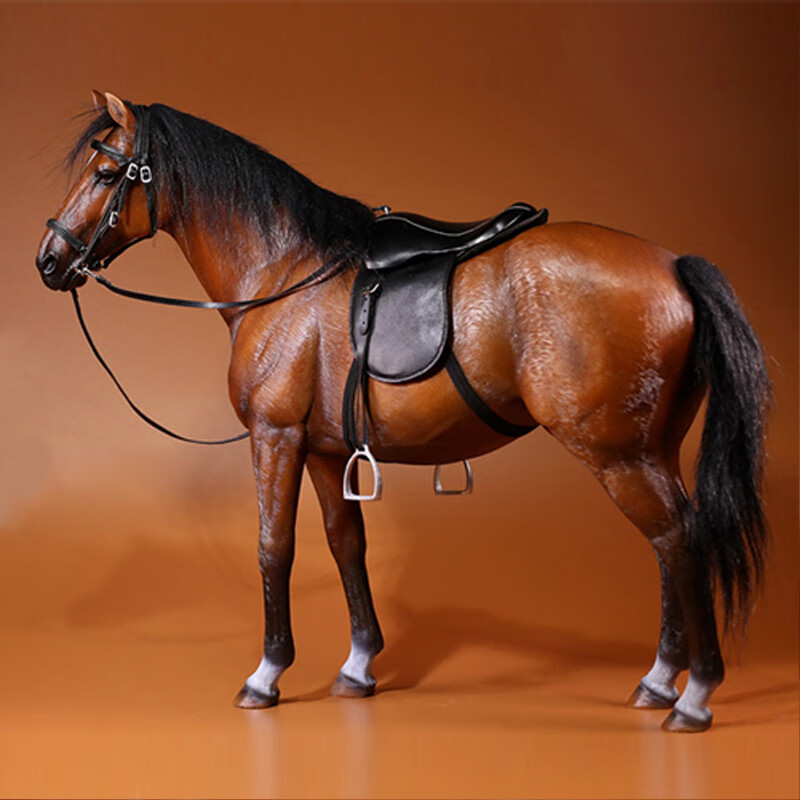 mrz 1/6 1/12汉诺威温血马模型手办摆件开业礼品书房商务礼物坐骑 1:6