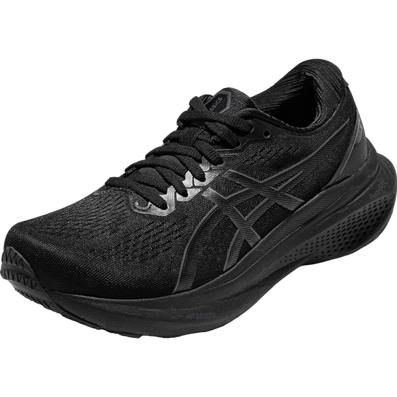 亚瑟士ASICS跑步鞋女鞋稳定透气运动鞋舒适支撑耐磨跑鞋 GEL-KAYANO 30 黑色/黑色 38