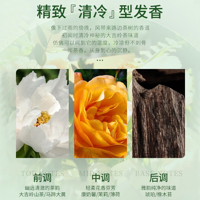 谜草集山茶香水洗发水去屑止痒控油持久蓬松沐浴露护发素留香大容量1.2L 洗发水1.2L+护发素1.2L