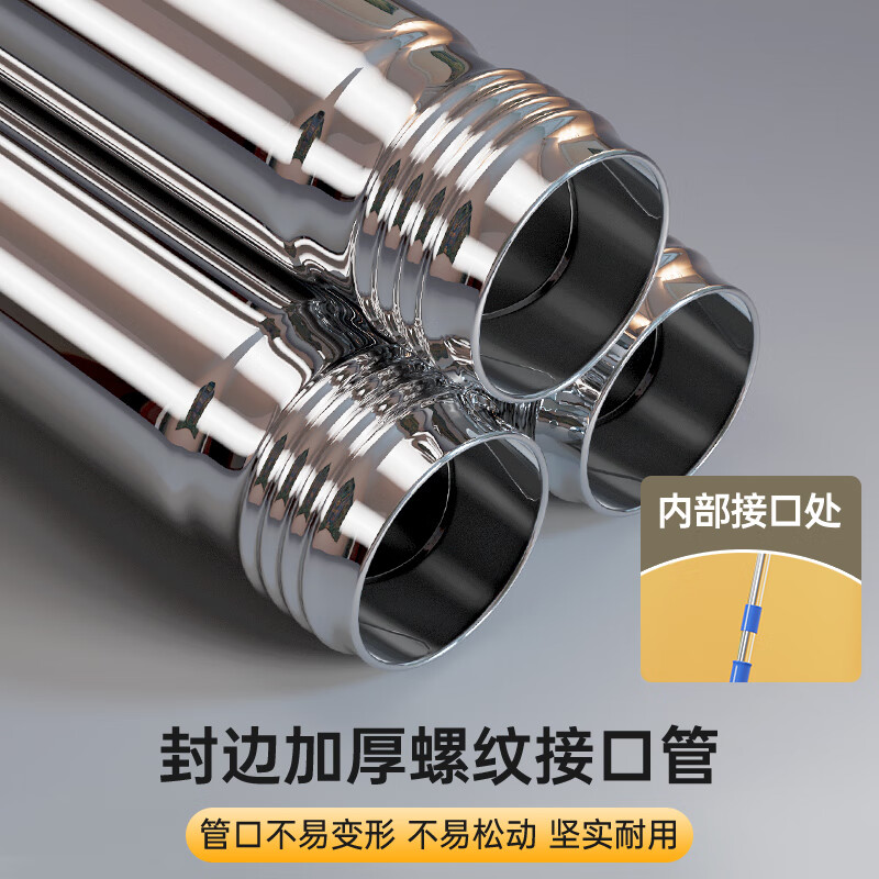 索邦（sobam）平板拖把42cm6布家用一拖净免手洗2026拖地神器带桶一套墩布拖布 【靛蓝31】42cm拖把+6布+折叠桶