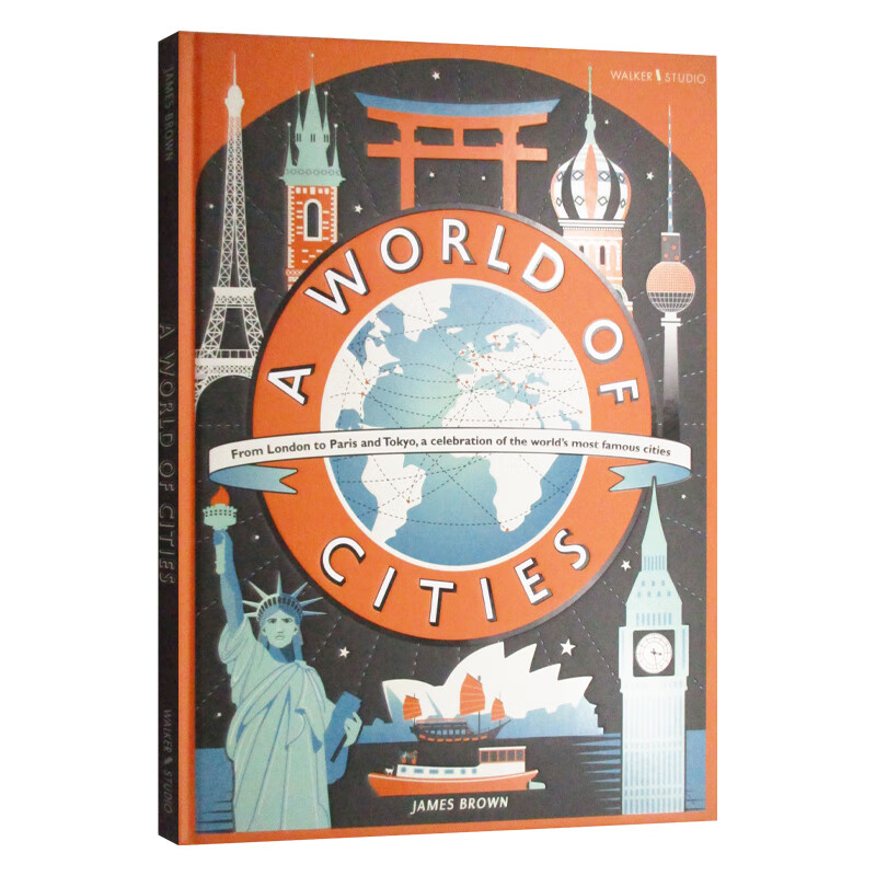 a world of cities 城市凝聚人类文明的世界名都 儿童地理科普绘本