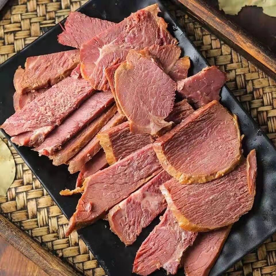 妙口丫内蒙酱羊肉熟食五香羊肉草原风味卤味真空手抓手撕羊肉零食特产