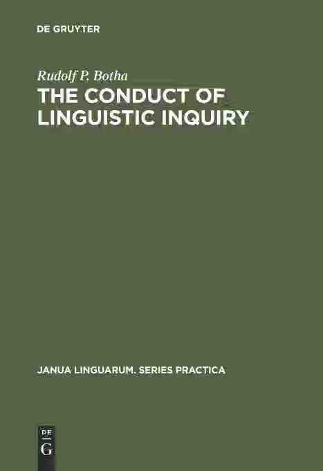 预订 the conduct of linguistic inquiry