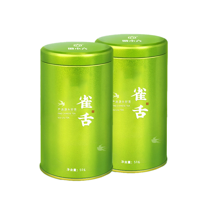 Plus会员:徽六 新茶 特级明前罐装早春嫩芽*2罐 共100g