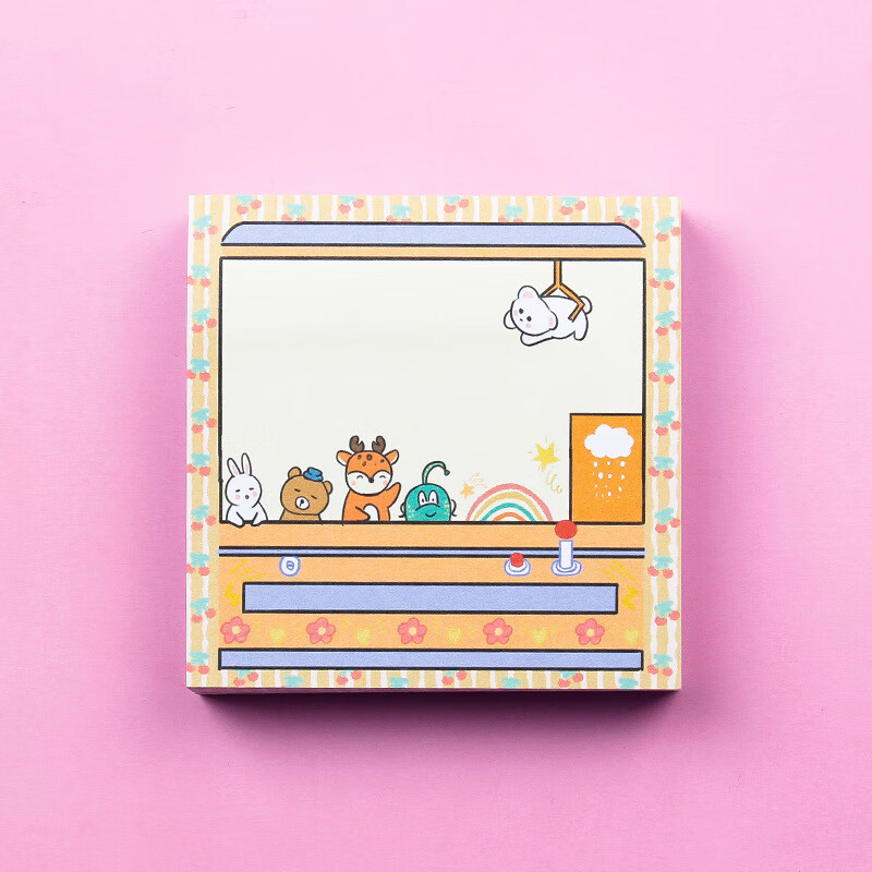 四序安 可爱少女便利贴ins风便签本学生记事留言贴文化用品便签纸 抓