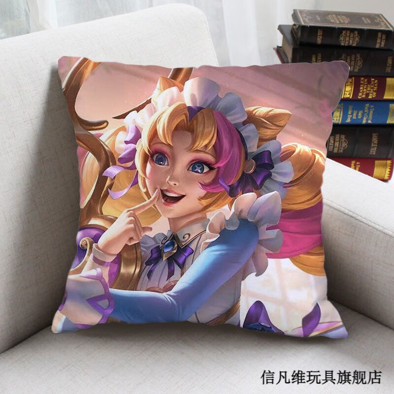 信凡维小小格温玩偶lol英雄联盟周边游戏动漫灵罗娃娃抱枕睡觉靠枕