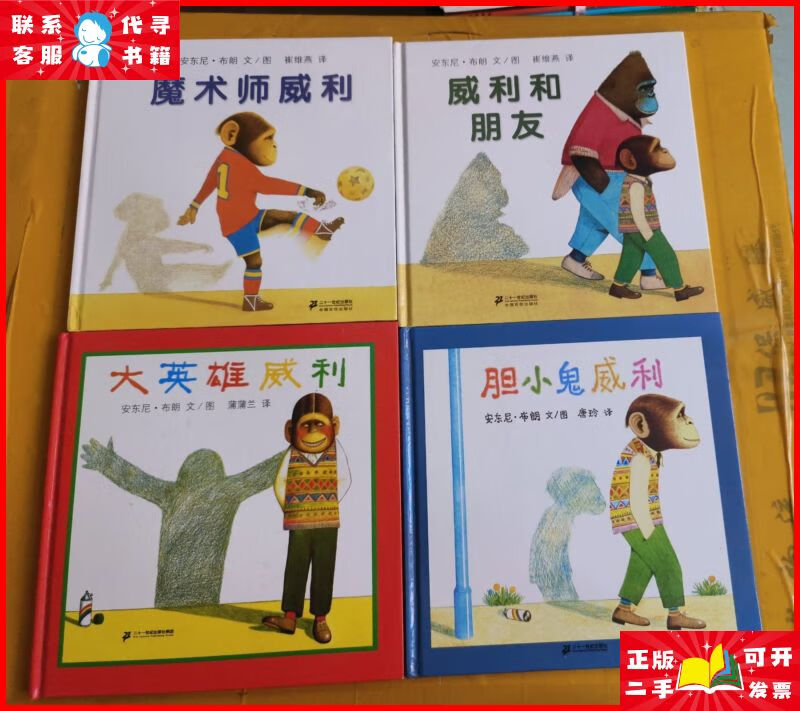 蒲蒲兰绘本馆·威利系列:胆小鬼威利,魔术师威利,大英雄威利