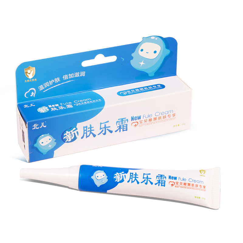北儿新肤乐霜婴幼儿宝宝面霜屁屁霜新生儿硅霜身体乳 新肤乐霜20g