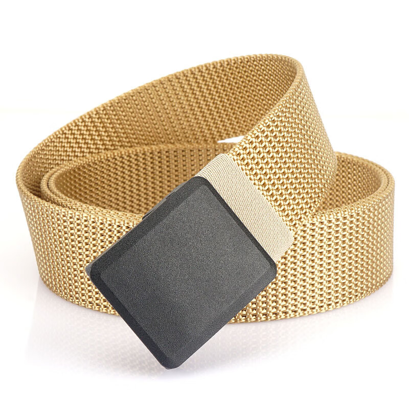 mospoke2023新款nifco扣具无金属塑钢胶扣男士尼龙耐用腰带休闲可订