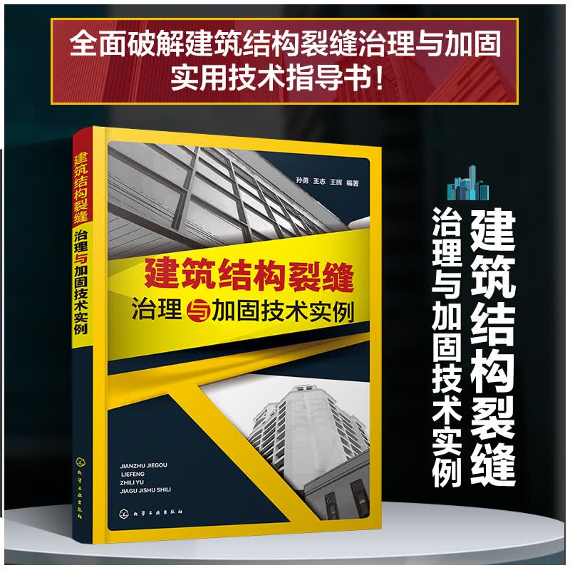 建筑结构裂缝治理与加固技术实例 建筑结构裂缝治理与加固实用技术指导书 多种结构裂缝检测处理方法书籍