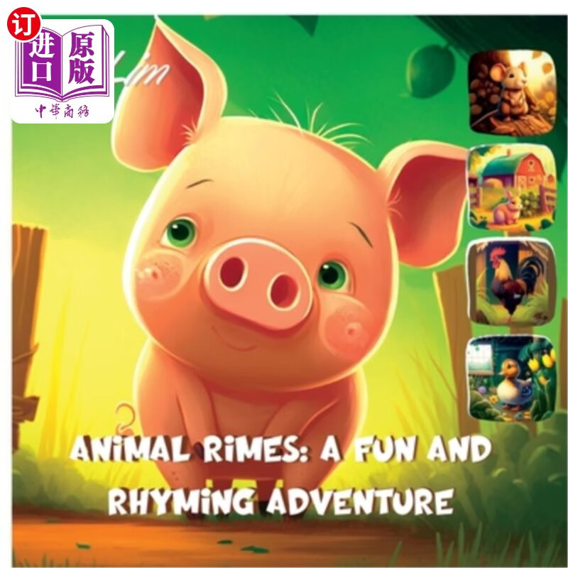 海外直订animal rimes: a fun and rhyming adventure 动物莱姆斯:一