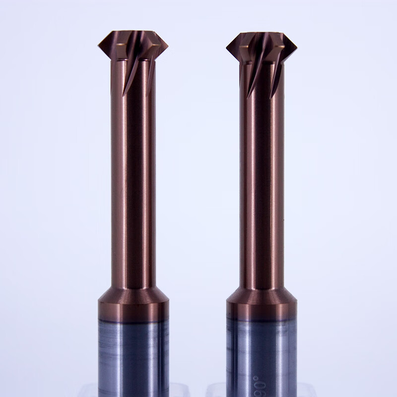 滨客整体钨钢90°上下倒角刀硬质合金正反倒角刀45°内孔倒角46810 d