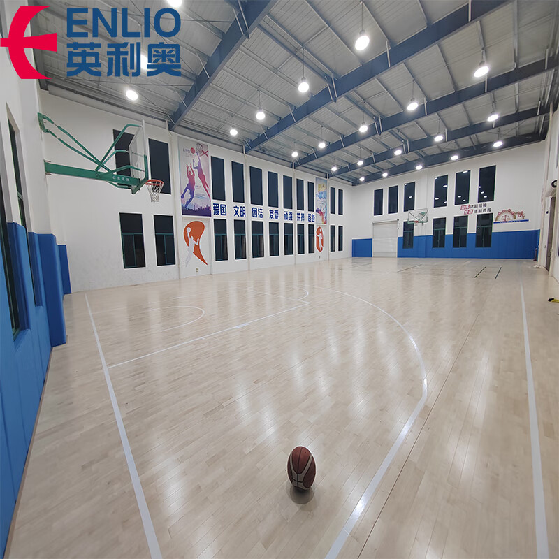 英利奥（ENLIO）运动木地板M5双层龙骨枫桦木AB级篮球羽毛球运动地板