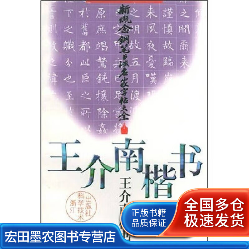 新概念钢笔书法名家字帖大全 王介南楷书【正版图书,放心购买】