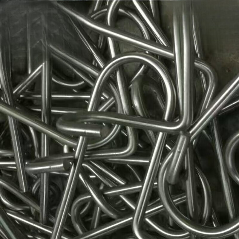 仁聚益q235圆钢不锈钢折弯标加工五金钩折弯钛冲 挂钩弯圆钢定制圆钢