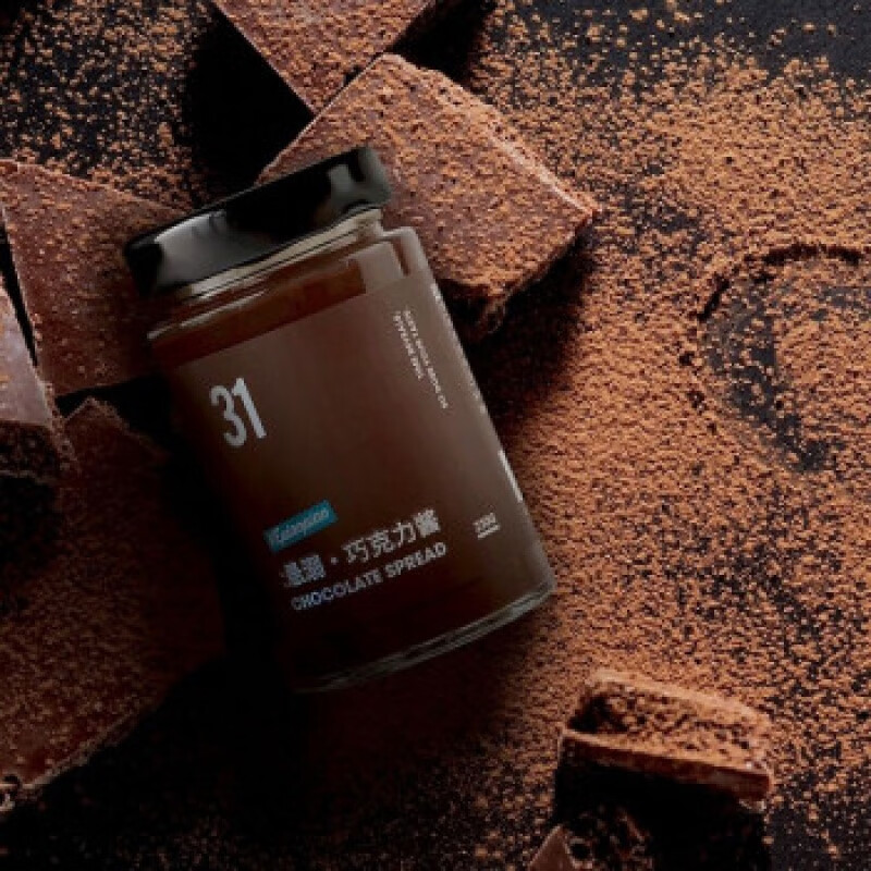 vepiaopiao黑巧克力酱无砂糖低甜轻脂吐司涂抹面包酱可可酱 低卡零糖