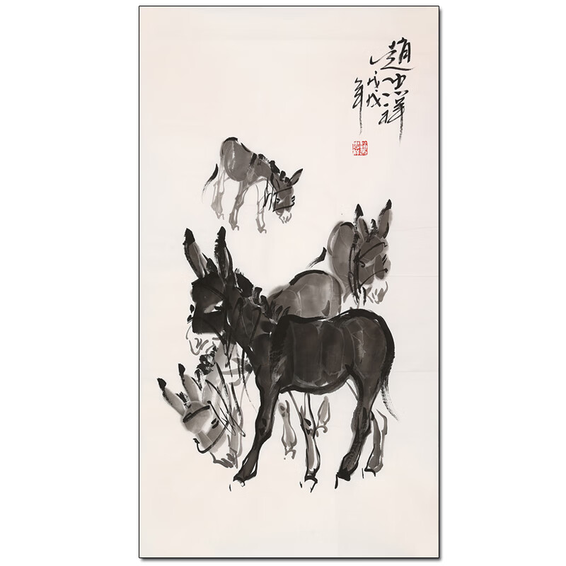 赵忠祥手绘真迹名人书画字画国画艺术品拍卖油画书法水墨画装饰画