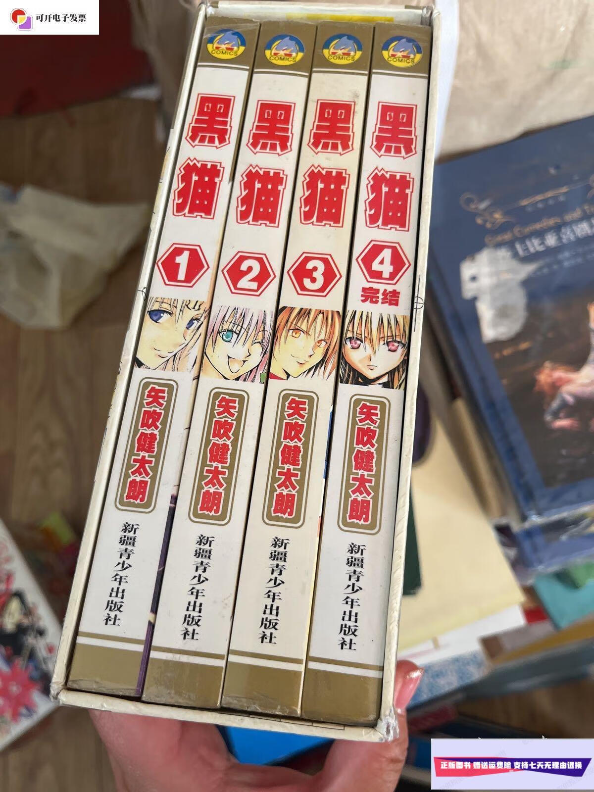 【二手9成新】黑猫(1-4完结篇)盒装全四册 /不详 新疆青少年出版社