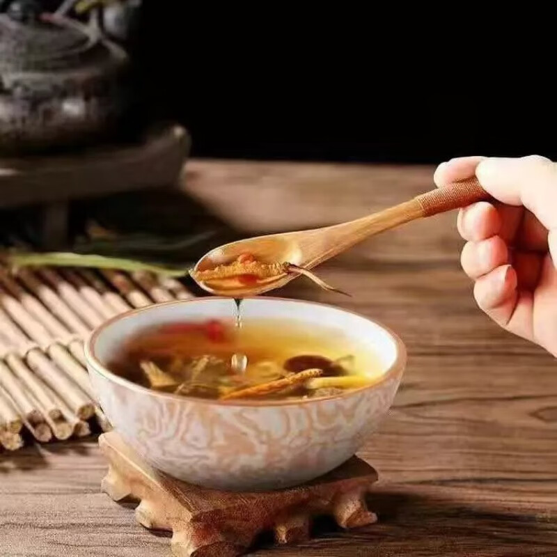 同仁堂(TRT)【官方精选】头茬冬虫夏草新干虫草滋补品过节送礼物 10支瓶装【精品钻石级两根一克】