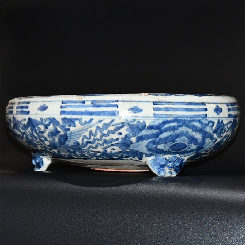 游此斋(youcizhai)青花瓷陶瓷器摆件艺术品香炉礼品礼物