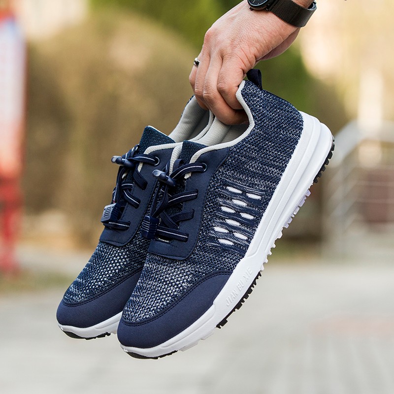 福美华(fumeihua)中老年健步鞋 轻便软底耐磨旅游鞋 防滑抗震运动鞋